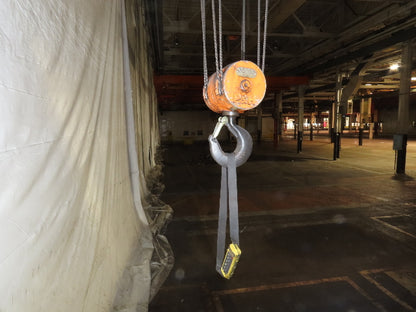 Cleveland Tramrail P&H 15 Ton Double Girder Bridge Crane 45' Span w/Remote