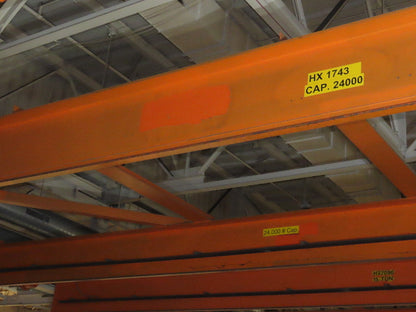 Cleveland Tramrail P&H 12 Ton Double Girder Underhung Bridge Crane 45' Span
