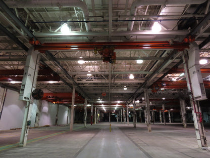 Cleveland Tramrail P&H 5 Ton Single Girder Underhung Bridge Crane 34' 10" Span