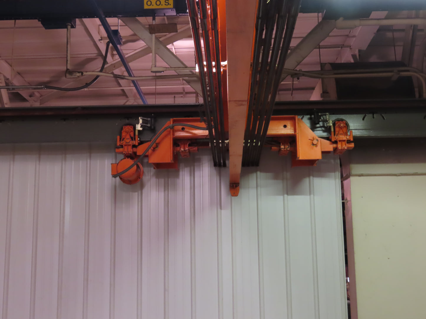 Cleveland Tramrail P&H 5 Ton Single Girder Underhung Bridge Crane 35' 10" Span