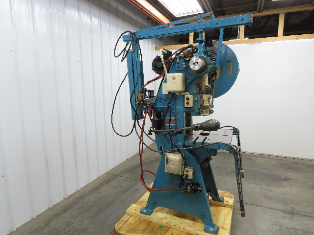 L&J No 2 Mechanical OBI Punch Press 18 Ton 2" Stroke 6" Throat 2Hp 3Ph