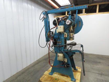 L&J No 2 Mechanical OBI Punch Press 18 Ton 2" Stroke 6" Throat 2Hp 3Ph