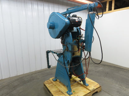 L&J No 2 Mechanical OBI Punch Press 18 Ton 2" Stroke 6" Throat 2Hp 3Ph