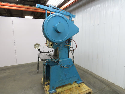 L&J No 18 Mechanical OBI Punch Press 18 Ton 2" Stroke 6" Throat 1.5Hp 3Ph