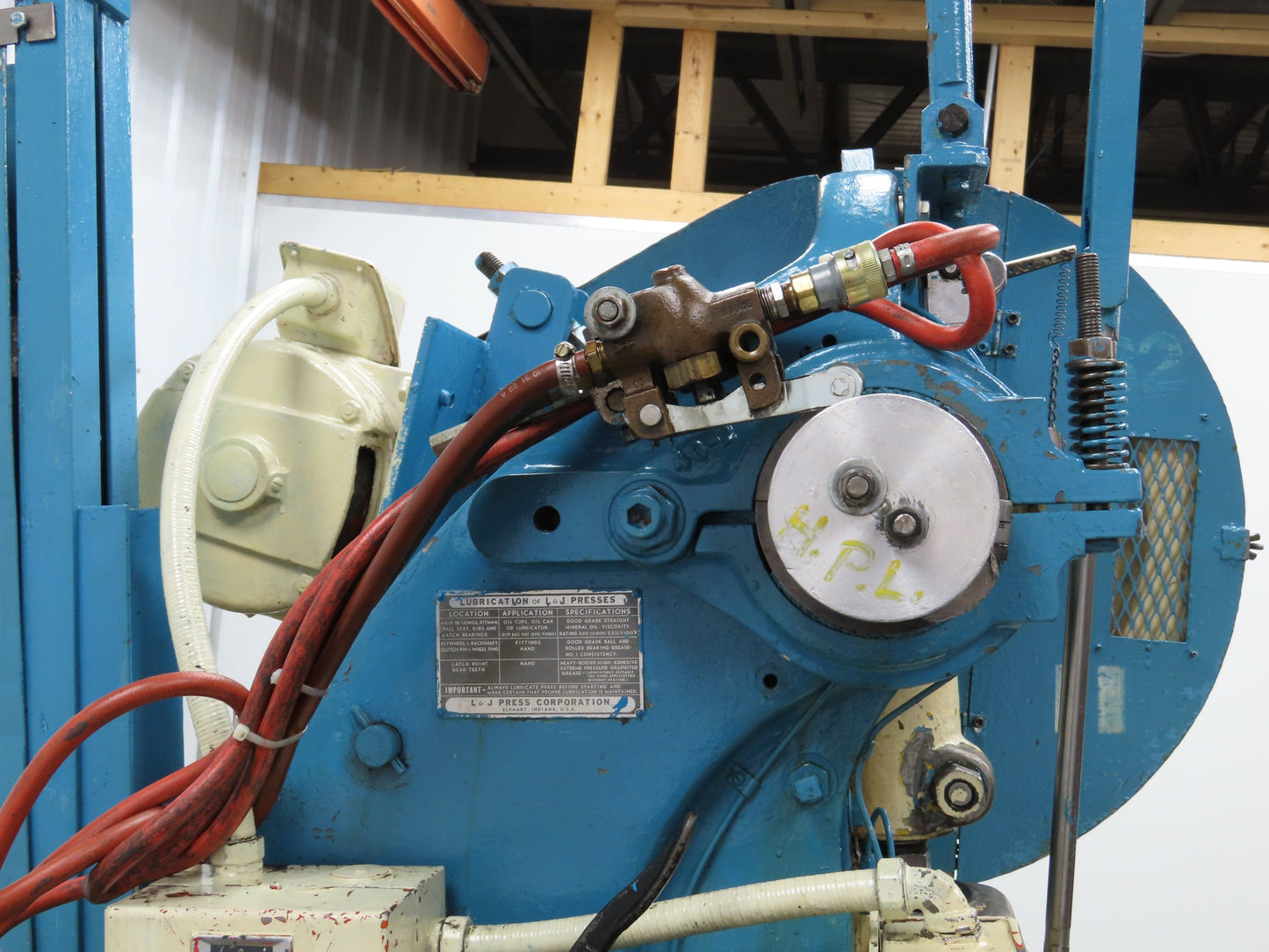 L&J No 18 Mechanical OBI Punch Press 18 Ton 2" Stroke 6" Throat 1.5Hp 3Ph