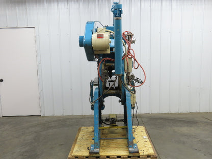 L&J No 18 Mechanical OBI Punch Press 18 Ton 2" Stroke 6" Throat 1.5Hp 3Ph