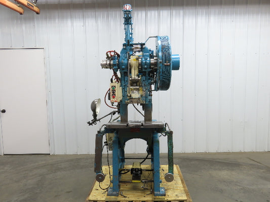 L&J No 18 Mechanical OBI Punch Press 18 Ton 2" Stroke 6" Throat 1.5Hp 3Ph