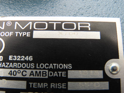 Superior Slo-Syn X700 Explosion Proof Stepper Motor 120V 72RPM 1PH CONT 10 1.1A