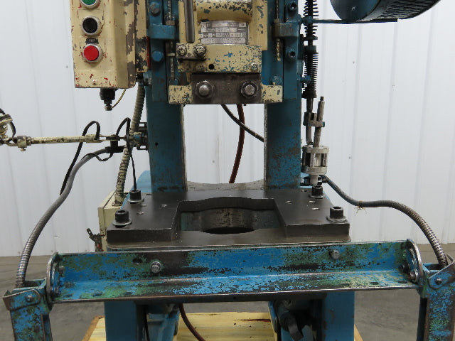 L&J No 18 Mechanical OBI Punch Press 18 Ton 2" Stroke 6" Throat 1.5Hp 3Ph