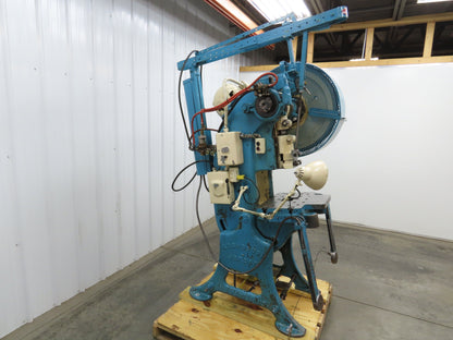 L&J No 3 Mechanical OBI Punch Press 22 Ton 2" Stroke 6-1/2" Throat 2Hp 3Ph
