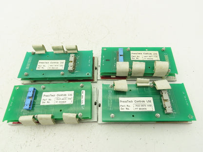 PressTech Controls/Crosfield 7602-9970-00D Control Panel Unit w/ Board Lot Of 4