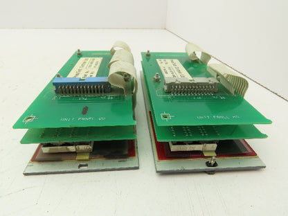 PressTech Controls/Crosfield 7602-9970-00D Control Panel Unit w/ Board Lot Of 4