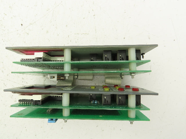 PressTech Controls/Crosfield 7602-9970-00D Control Panel Unit w/ Board Lot Of 4