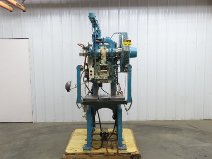 L&J No18 No 18 Mechanical OBI Punch Press 18 Ton 2" Stroke 6" Throat 1.5Hp 3Ph