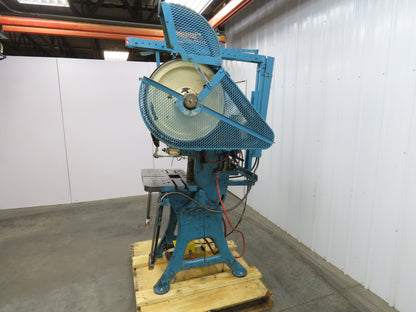 L&J No 2 Mechanical OBI Punch Press 18 Ton 2" Stroke 5-1/2" Throat 1.5Hp 3Ph