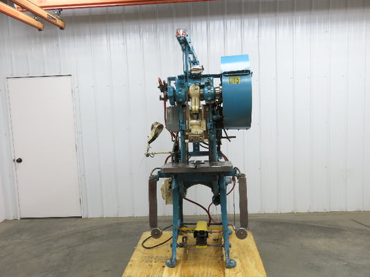 L&J No 2 Mechanical OBI Punch Press 18 Ton 2" Stroke 5-1/2" Throat 1.5Hp 3Ph