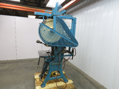 L&J No 2 Mechanical OBI Punch Press 18 Ton 2" Stroke 5-1/2" Throat 1Hp Varidrive