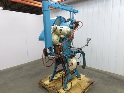 L&J No 2 Mechanical OBI Punch Press 18 Ton 2" Stroke 5-1/2" Throat 1Hp Varidrive