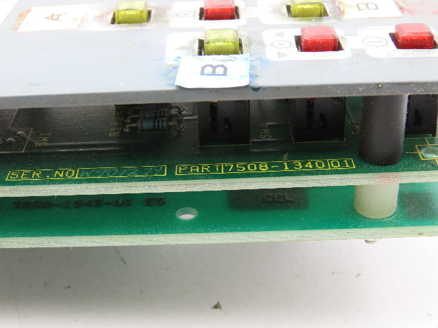 PressTech Controls/Crosfield 7602-9980-00B Control Panel Unit w/ Board Lot Of 8