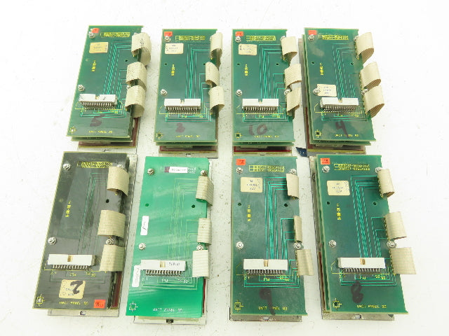 PressTech Controls/Crosfield 7602-9980-00B Control Panel Unit w/ Board Lot Of 8