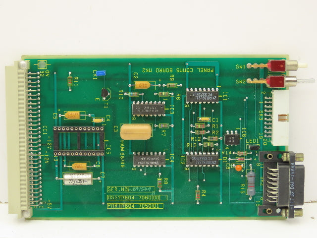 Crosfield  Electronics 7604-705Z-01 Panel Communication Board MK2