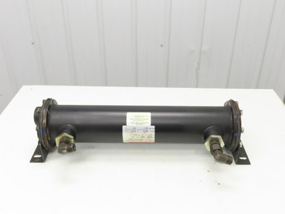 Thermal Transfer EKS-1024-T-CN Oil Cooler Shell & Tube Heat Exchanger 2-Pass