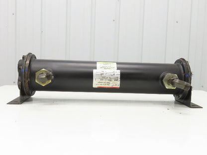 Thermal Transfer EKS-1024-T-CN Oil Cooler Shell & Tube Heat Exchanger 2-Pass