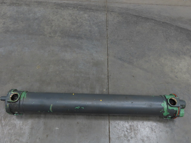 ITT Brass Oil Cooler Shell & Tube Heat Exchanger 4-Pass 53"L