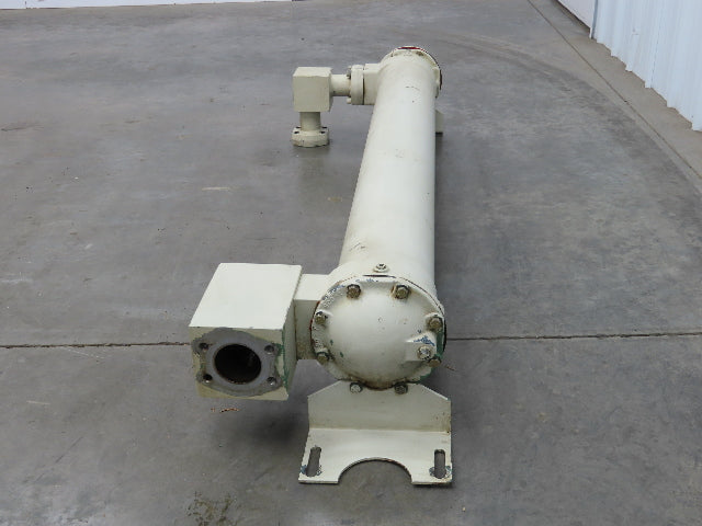 Oil Cooler Shell & Tube Heat Exchanger 2-Pass 57"L Bronze Brass