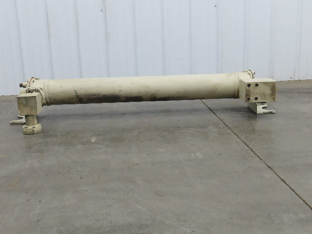 Oil Cooler Shell & Tube Heat Exchanger 2-Pass 57"L Bronze Brass