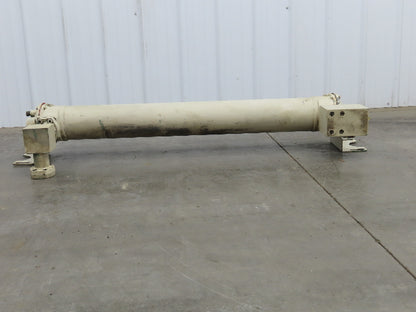 Oil Cooler Shell & Tube Heat Exchanger 2-Pass 57"L Bronze Brass