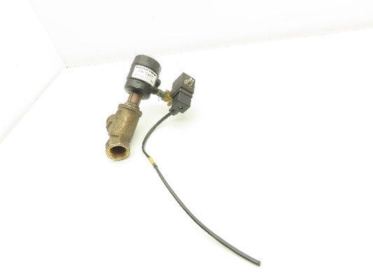 Granzow PABR-25/45FSO Bronze Pneumatic Solenoid Valve 2-Way 1" NPT 24VDC N.C.