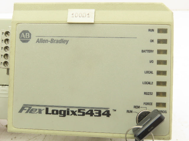Allen Bradley 1794-L34 A Flex Logix 5434 Processor Unit  24VDC F/W REV 8.12