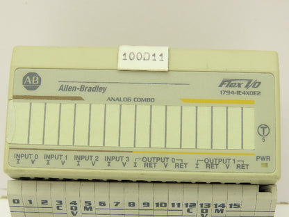Allen Bradley 1794-IE4XOE2 Flex I/O Analog Combination Module 4-In/2-Out REV A01
