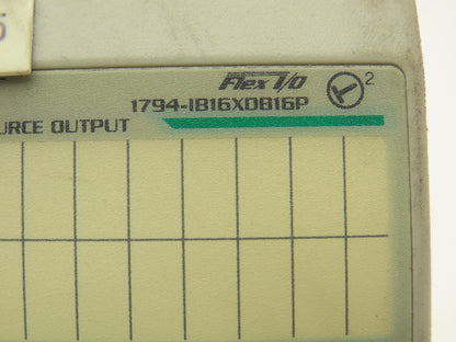 Allen Bradley 1794IB16X0B16P Flex I/O Sink Input/Source Output Ser A REV A01