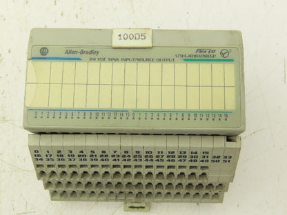 Allen Bradley 1794IB16X0B16P Flex I/O Sink Input/Source Output Ser A REV A01
