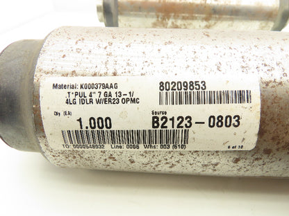 Rapistan K000379AAG Belt Conveyor Steel Idler Pulley 4" Dia 13-1/4"W  Lot of 2
