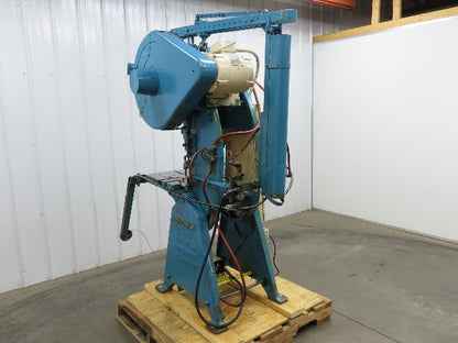 L&J No 18 Mechanical OBI Punch Press 18 Ton 2" Stroke 6" Throat 1.5Hp 3Ph