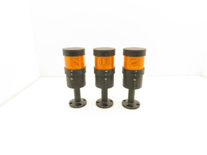 Telemecanique XVB C2B5 Modular Stack Light Tower Amber 24V Steady Base Lot of 3