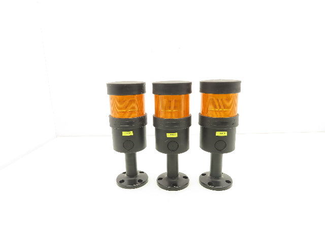 Telemecanique XVB C2B5 Modular Stack Light Tower Amber 24V Steady Base Lot of 3