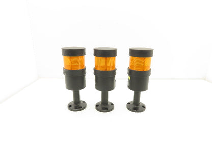 Telemecanique XVB C2B5 Modular Stack Light Tower Amber 24V Steady Base Lot of 3