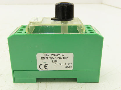 Phoenix Contact EMG 30-SPK-10K LIN Potentiometer 24V Control Signal 100 Ohm