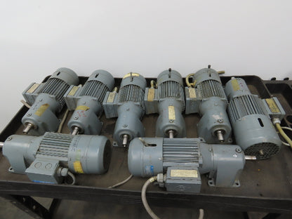 ABM DB10H/G80/4D71C-4 Inline Gearmotor w/Brake .25kw 230/460V 3PH 109rpm 15:1