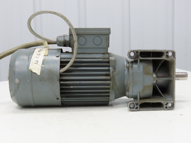 ABM DB10H/G80/4D71C-4 Inline Gearmotor w/Brake .25kw 230/460V 3PH 109rpm 15:1