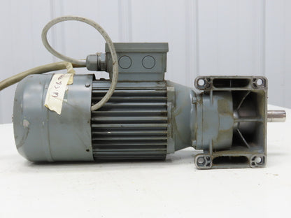 ABM DB10H/G80/4D71C-4 Inline Gearmotor w/Brake .25kw 230/460V 3PH 109rpm 15:1