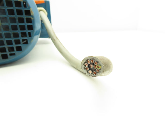 ABM DB10H/G80/4D71AX-4 Inline Gearmotor w/Brake .25kw 230/460V 3PH 96rpm 15:1