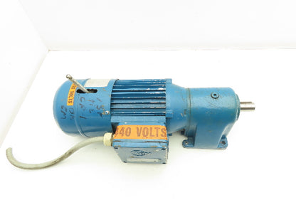 ABM DB10H/G80/4D71AX-4 Inline Gearmotor w/Brake .25kw 230/460V 3PH 96rpm 15:1