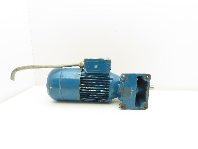 ABM DB10H/G80/4D71AX-4 Inline Gearmotor w/Brake .25kw 230/460V 3PH 96rpm 15:1