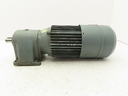 ABM DB10H/G80/4D71AX-4 Inline Gearmotor w/Brake .25kw 230/460V 3PH 96rpm 15:1