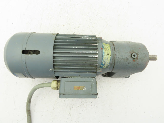 ABM DB10H/G80/4D71AX-4 Inline Gearmotor w/Brake .25kw 230/460V 3PH 96rpm 15:1